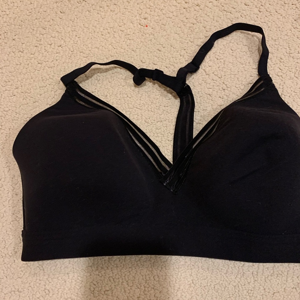 Athleta Sports Bra, black size medium